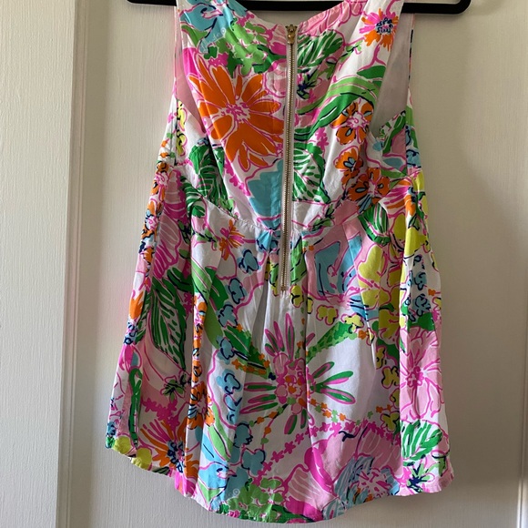 Lily Pulitzer X‎ Target Floral Sleeveless Blouse - Picture 3 of 9